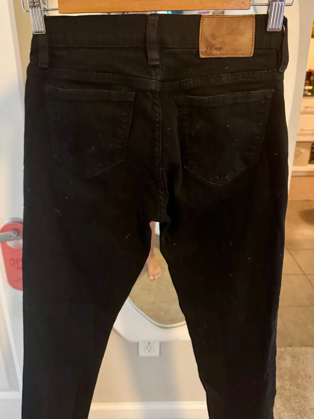 J. Crew Toothpick Skinny Jeans in Black